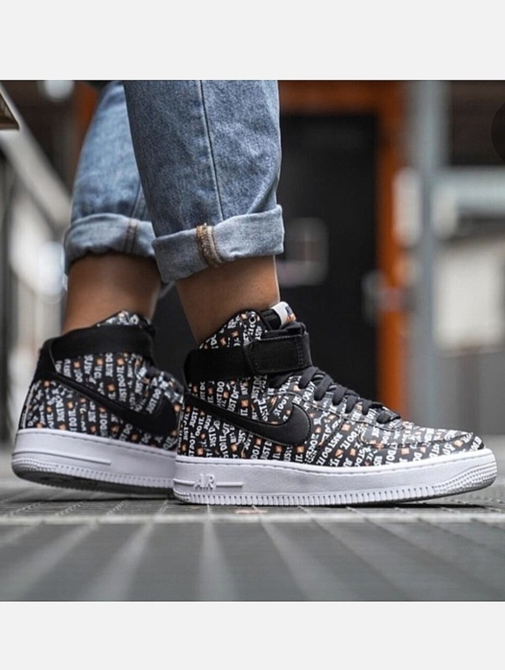 NIKE Air Force 1 High LX Just Do It Sneakers US 11 AF1 Hi Athletic Shoes